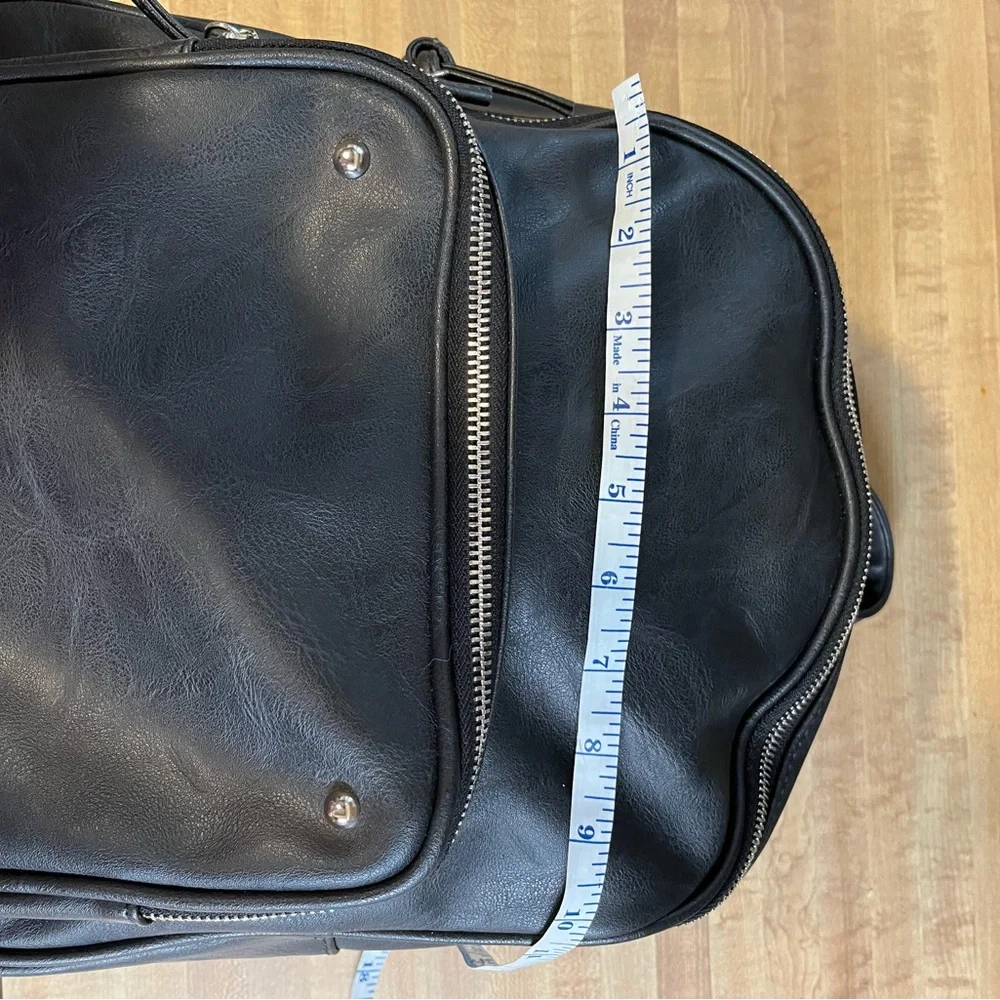 Faux Leather Backpack